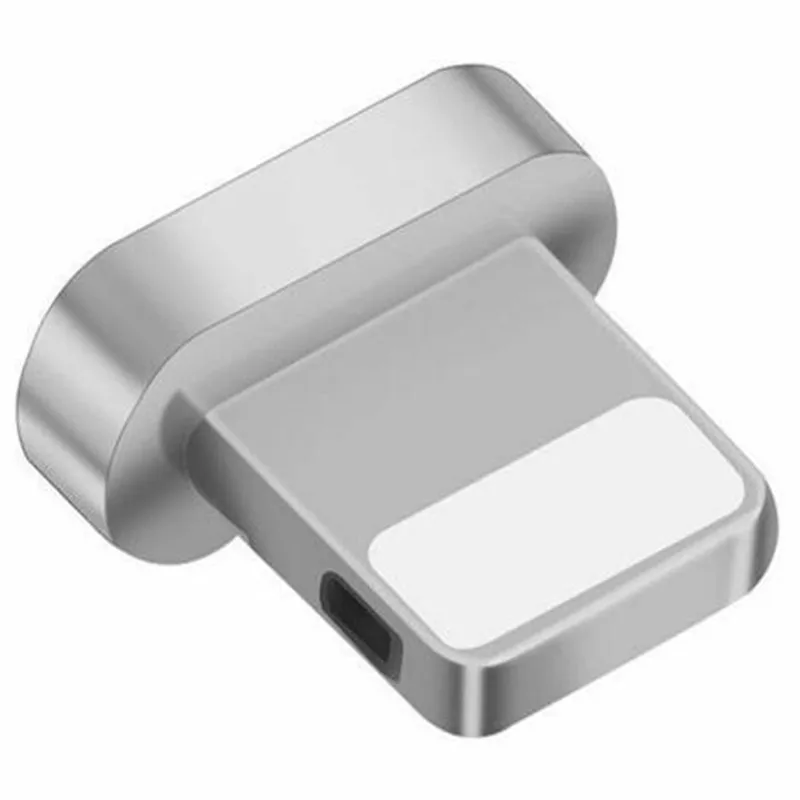 only head for iphone Кабель 1 м 3A 90 градусов Магнитный кабель для быстрой зарядки Micro usb type C зарядное устройство для iPhone l-образный кабель магнит huawei AndroidMobile - Цвет: only head for iphone