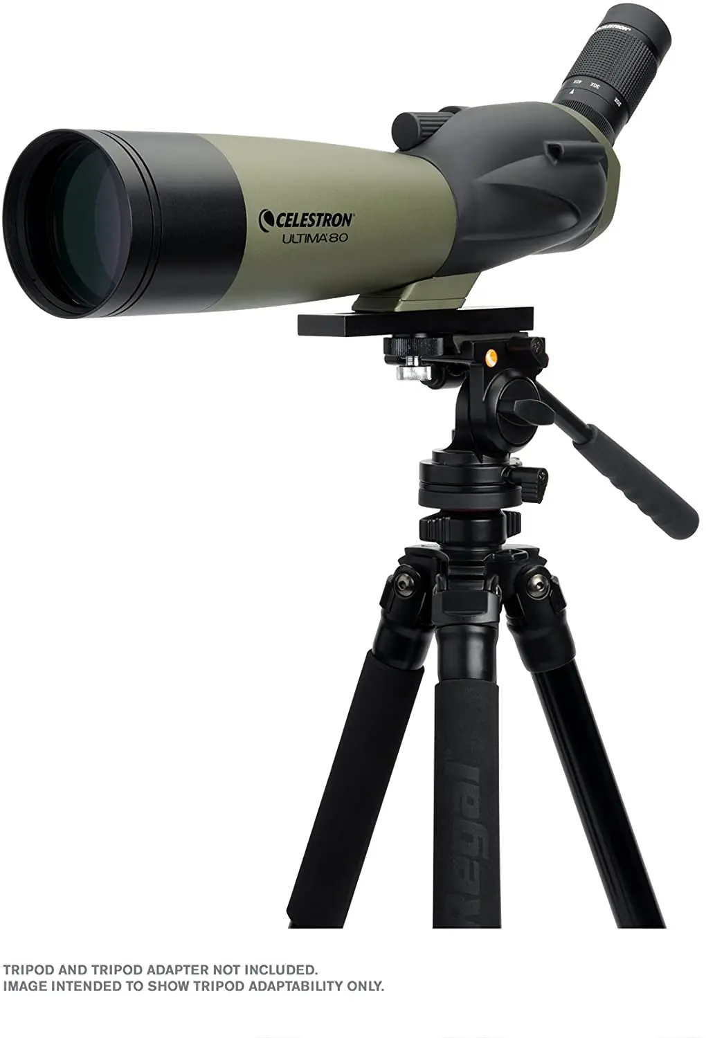 Celestron 60X Ultima 80 Spotting Scope 20 to 60x80mm Zoom Eyepiece Multi Coated Bak-4 Optics for Bird Watching Wildlife |