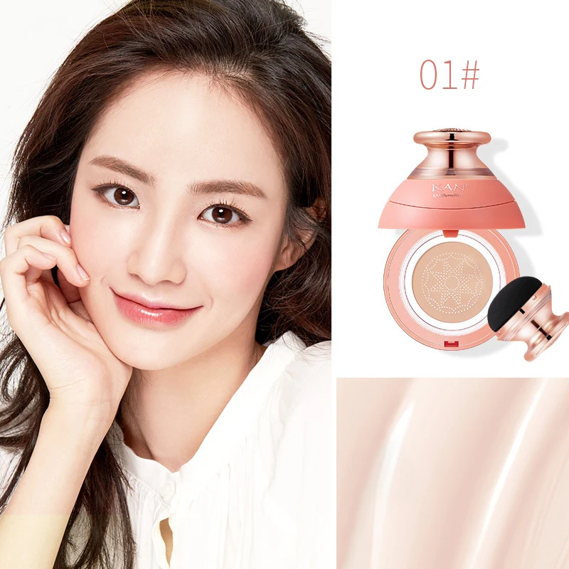 

KAN Mushroom Head Cushion Concealer Isolate Moisturizing Brighten Complexion Hydrating BB Cream Support Direct Sales