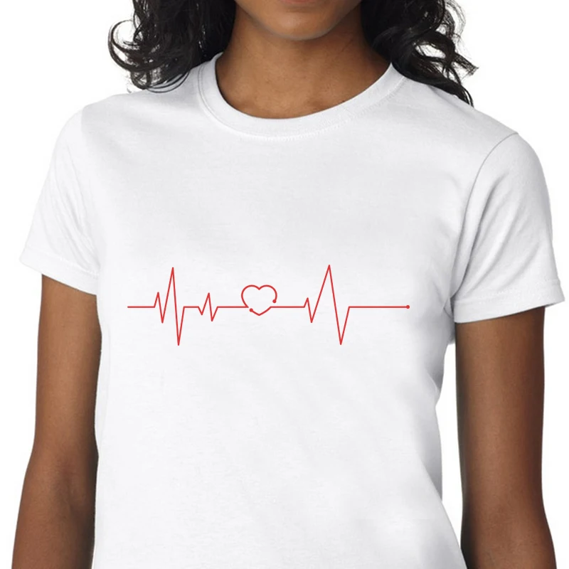 Топы футболки с рисунком сердца цветов любви футболка забавным принтом