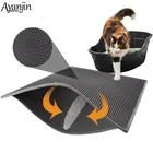 Коврик для кошачьего туалета, водонепроницаемый двухслойный коврик для кошачьего туалета из ЭВА, товары для Аксессуары для кошек