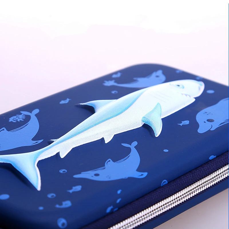 Чехол для карандашей сумка ручек и рыбок школьный чехол мальчиков милый