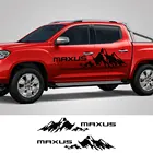 Для Maxus T60 T70 пикап дверь боковые наклейки грузовик пользовательский горный логотип декор крышка Автомобильная виниловая пленка наклейки авто тюнинг аксессуары