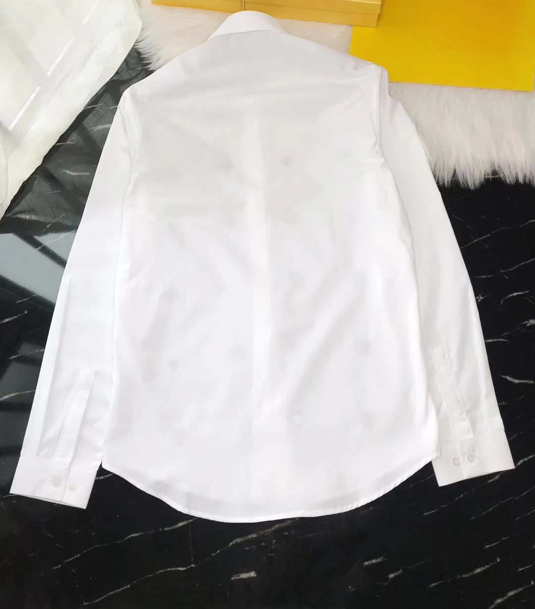 DUYOU Мужская рубашка хлопок мужская классическая облегающая Повседневная с