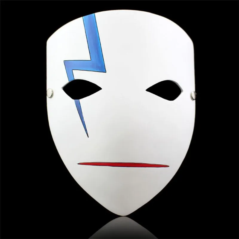 GH6 взрослые Японские Аниме темнее чем черные белые маски Hei полулицевая маска на