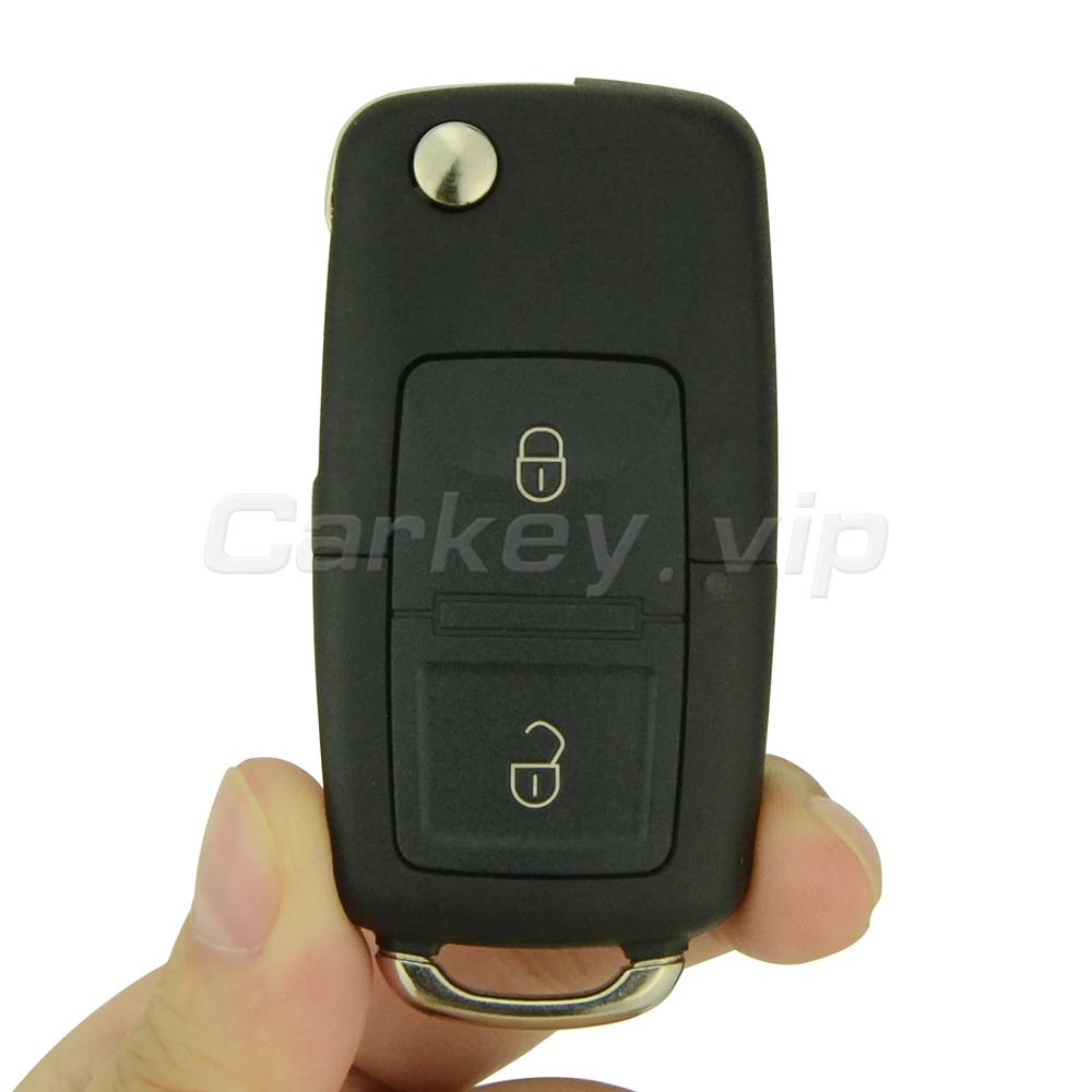 Remotekey 2 шт. кнопочный 1J0 959 753 N ID48 чип 433 МГц для VW Volkswagen Golf Lupo Passat Polo флип ключ