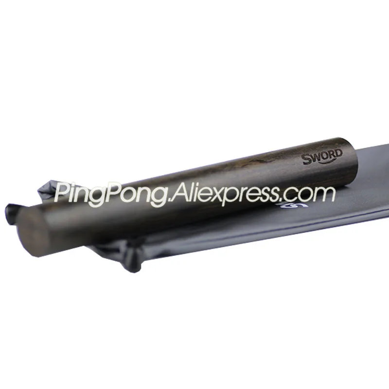 Резиновый роллер для настольного тенниса с сумкой хранения из чистого дерева и