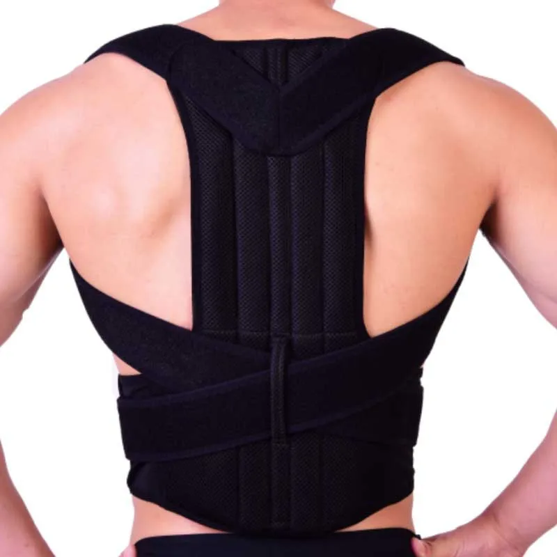 

Posture Corrector Scoliosis Back Brace Spine Corset Lumbar Spine Neoprene Waist for Back Pain Shoulder Support Correction Belt
