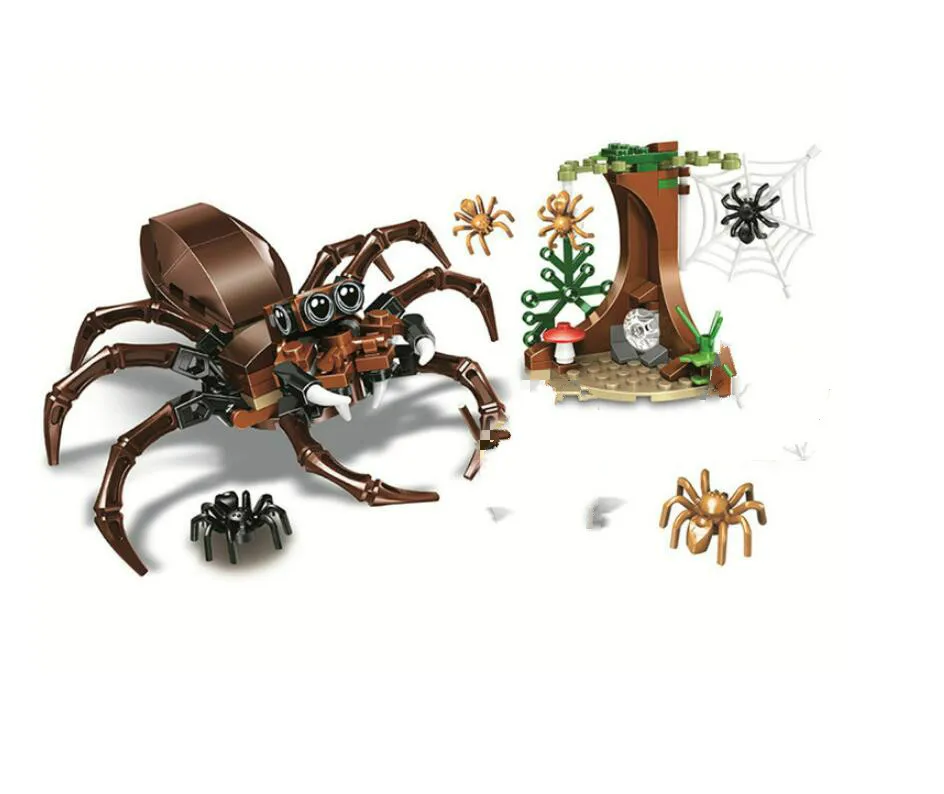 16058 11003 серия фильмов Фантастические звери волшебный лес Арагог Lair строительные