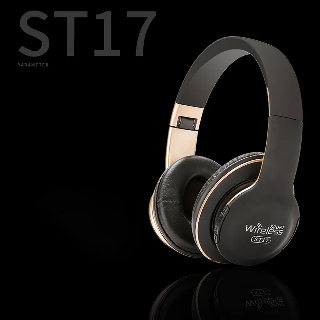 Емкость аккумулятора 200 мАч ST-17 Беспроводная гарнитура Bluetooth 4 1 стерео накладные