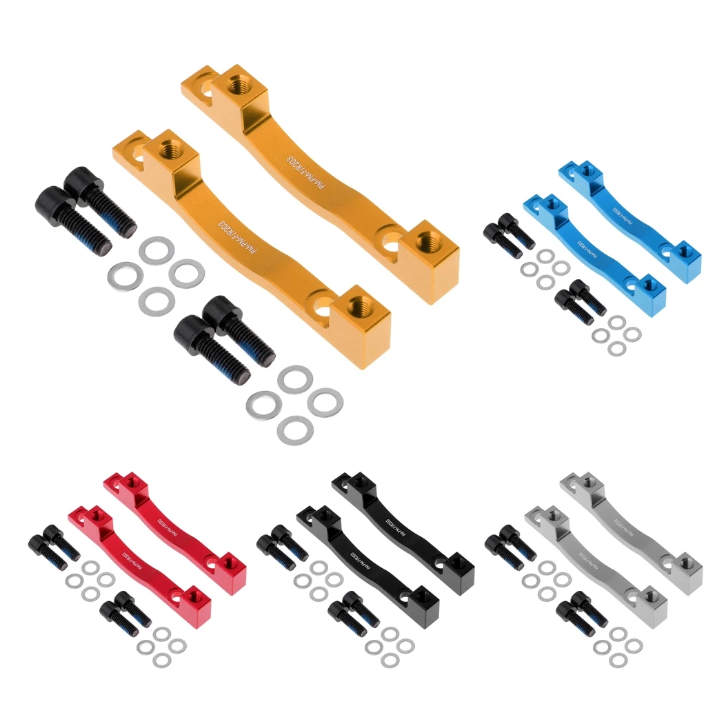 

2 Pieces 203mm MTB Bicycle Front & Rear Disc Brake Mount Adaptor