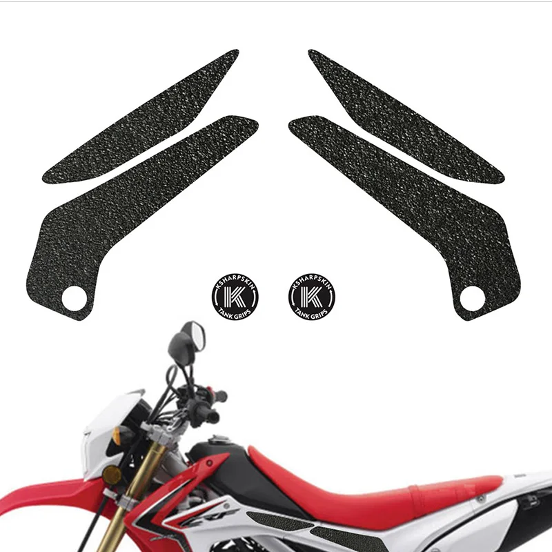 

Motorcycle tank grip fuel tank traction pad side knee grip friction protector sticker for HONDA 2013-2018 CRF250L 14-15 CRF250M