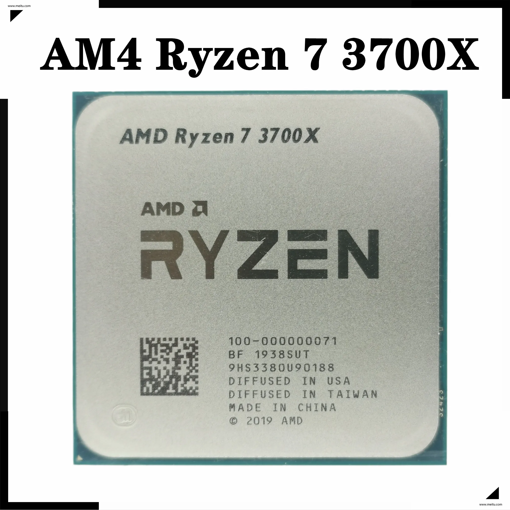 Настольный процессор Ryzen 7 3700X R7 3 6 ГГц Восьмиядерный 16-поточный 65 Вт 7NM L3 = 32M 100-000000071