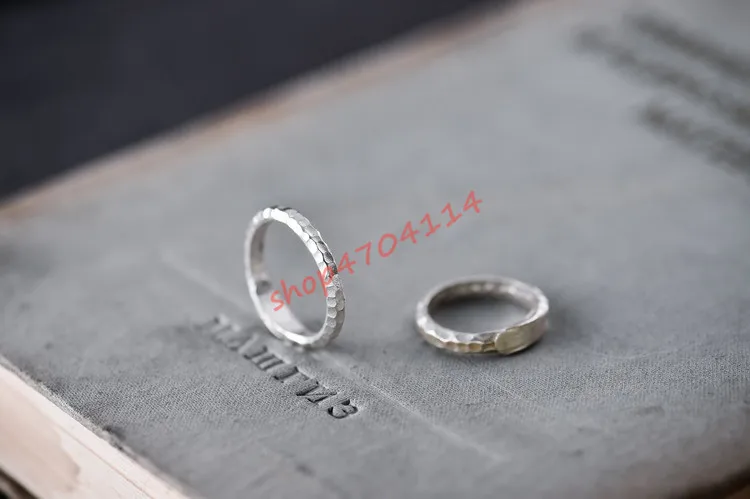

99 Sterling Silver index finger ring female, handmade, ancient silver atmospheric art silver jewelry, exquisite crafts, gifts