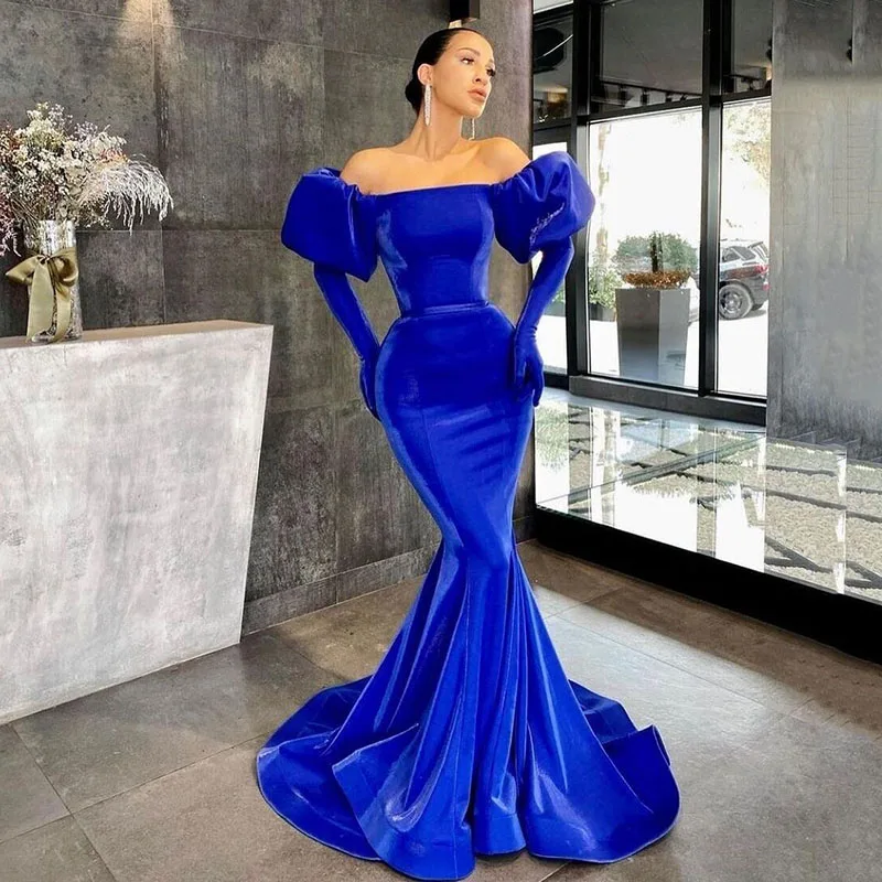

SoDigne 2021 Blue Sweetheart Prom Dresses Satin Long Evening Gown Elagant Women Party Dress Formal Gowns Custom made