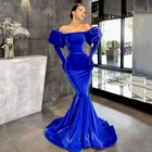 Женское длинное вечернее платье, синее платье с сердечком, платья выпускного вечера атласные, на заказ, 2021