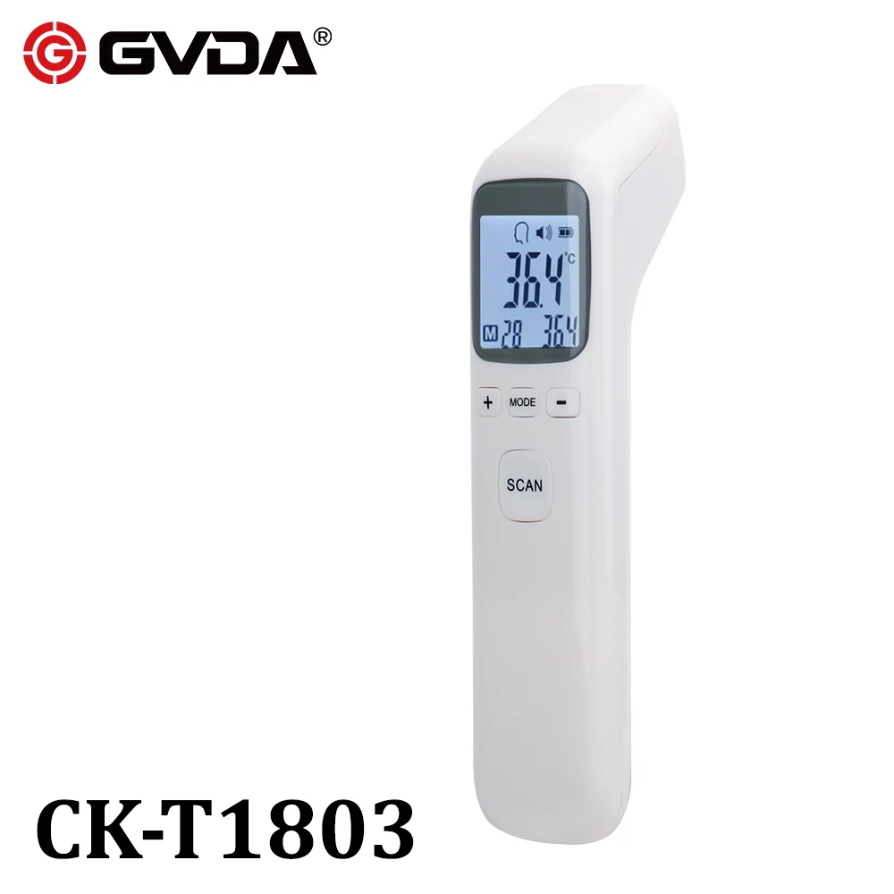 CK-T1803 Медицинский инфракрасный термометр для детей, взрослых, детей, человеческого тела, лба, температура, температура, ИК-ухо, здоровье, Бесконтактный Дистанционный датчик - Цвет: CK-T1803