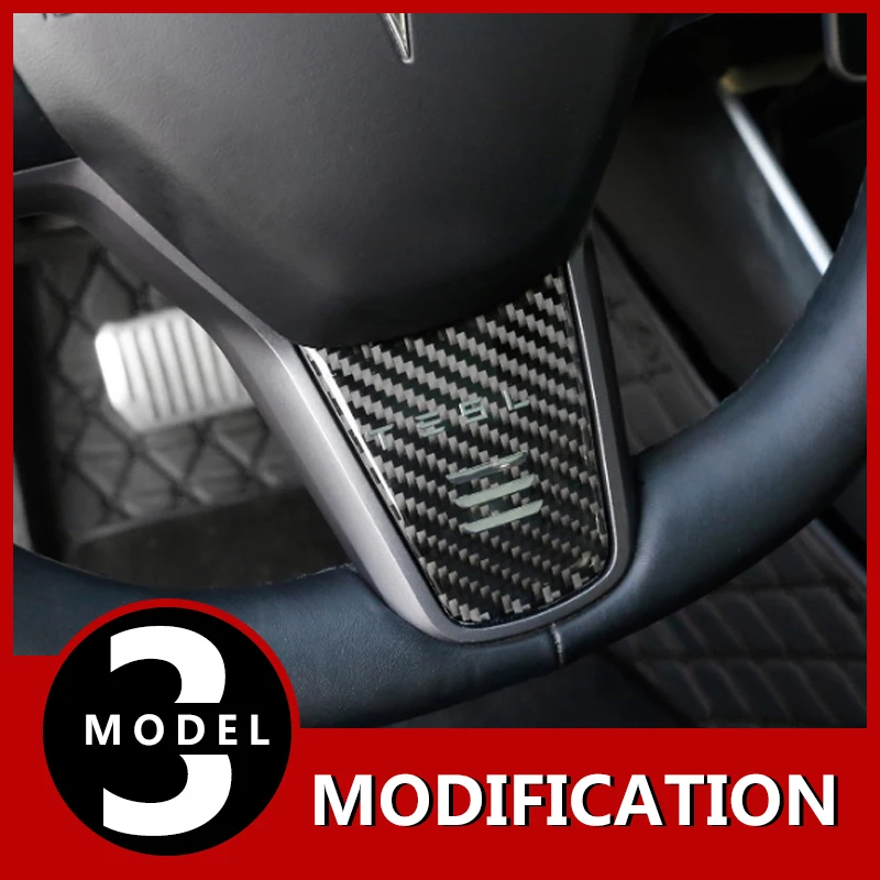 Модификация интерьера автомобиля чехол на руль из углеродного волокна украшение