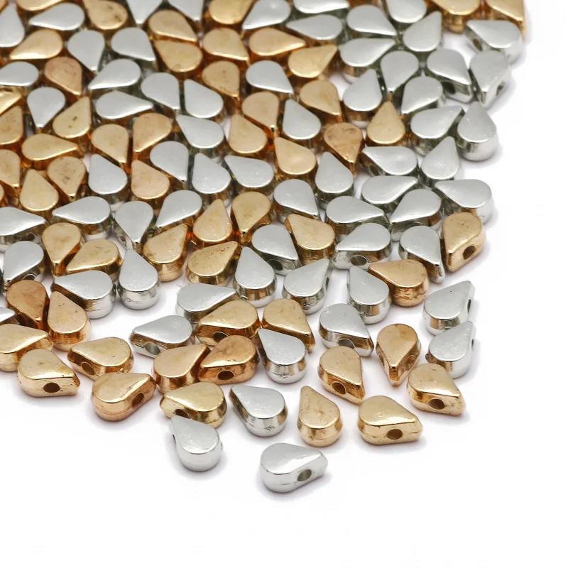 Бусины-шармы пластиковые в форме капли воды 4 Х6 мм 200 шт./лот |