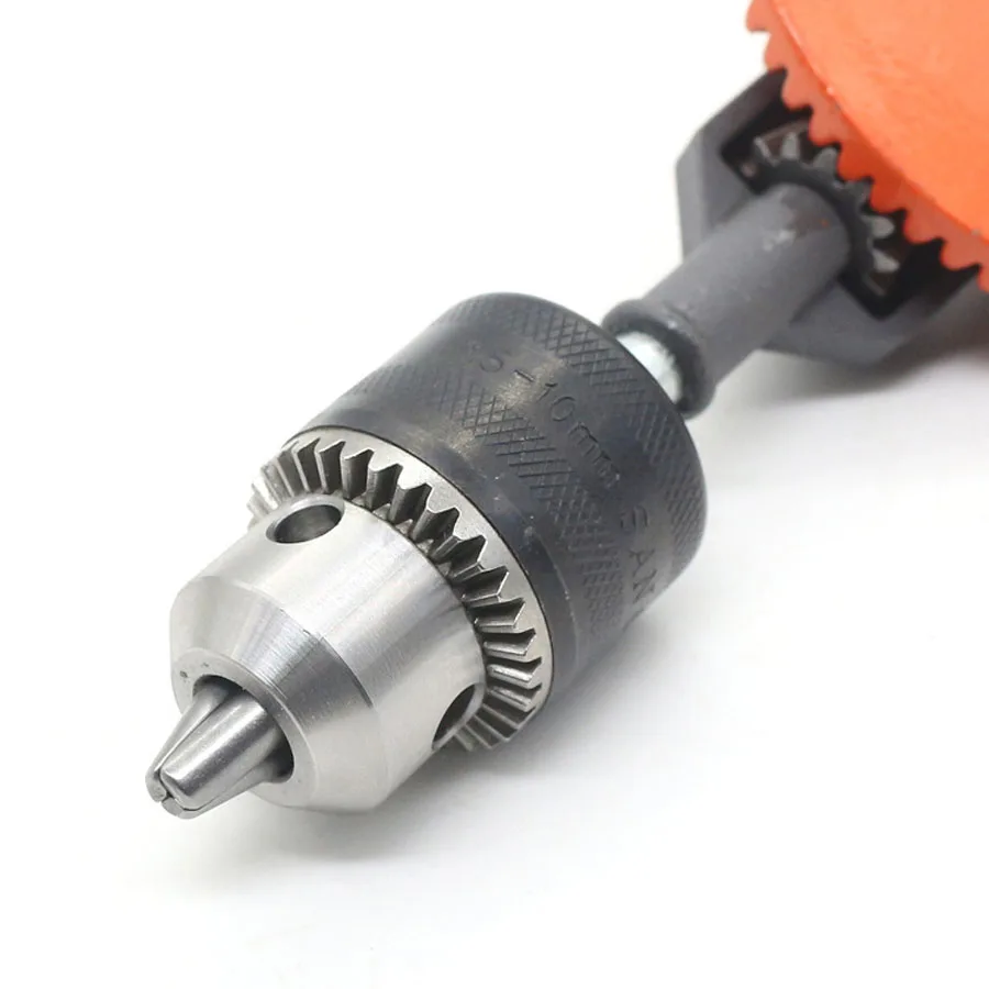 

Hand Drill Powerful 3/8 Inches (1.5-10Mm) Capacity Precision Chucks Cast Steel Double Pinions Manual Drill For Wood Plastic Acry