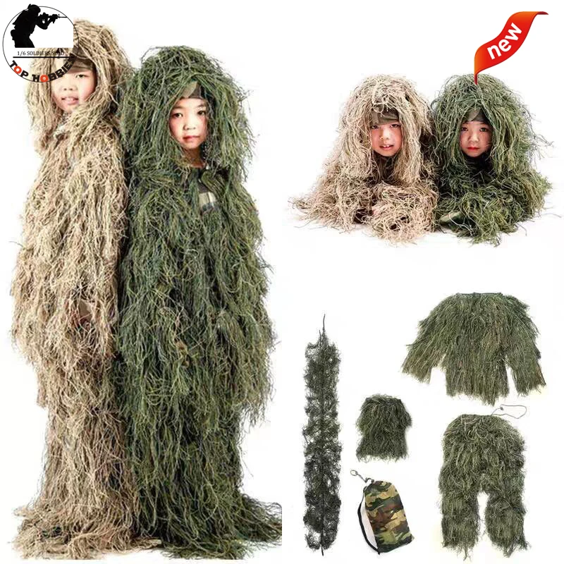Детский костюм для мальчиков в джунглях камуфляжный охоты и снайпера детская