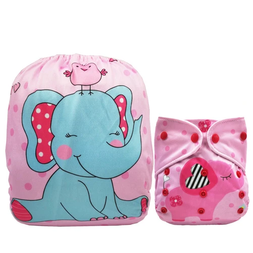 diaper cover 6 Регулируемые стираемые тканевые подгузники для новорожденных AIO, многоразовые супервпитывающие детские подгузники, современные подгузники, подходят для детей от 3 до 15 кг - Цвет: diaper cover 6