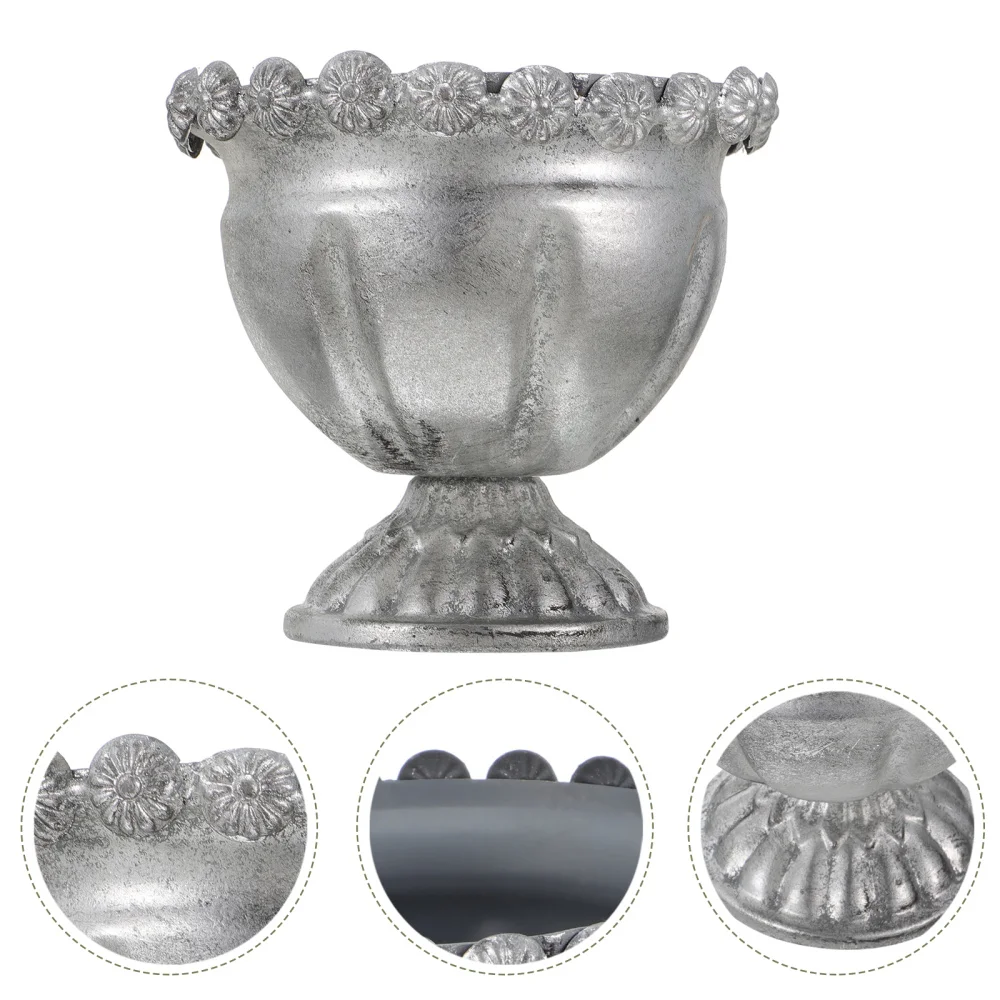 

1Pc Multifunctional Iron Bucket Dried Flower Planter Plant Pot Home Decoration