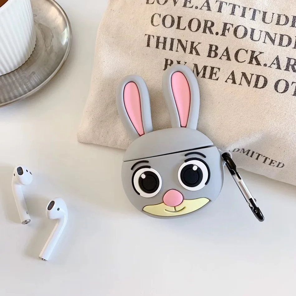 407 Bluetooth беспроводной Чехол для наушников для Airpods чехол Брелок силиконовый чехол для Airpods2 защитный чехол для Air Pods Роскошный чехол - Цвет: 407