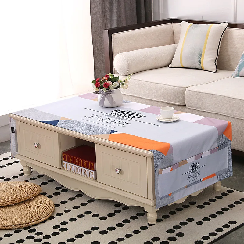 

Home Dining Wedding White Blue Table Cloth Printed Cartoon Rectangular Tablecloth To Table Covers Home Decorations