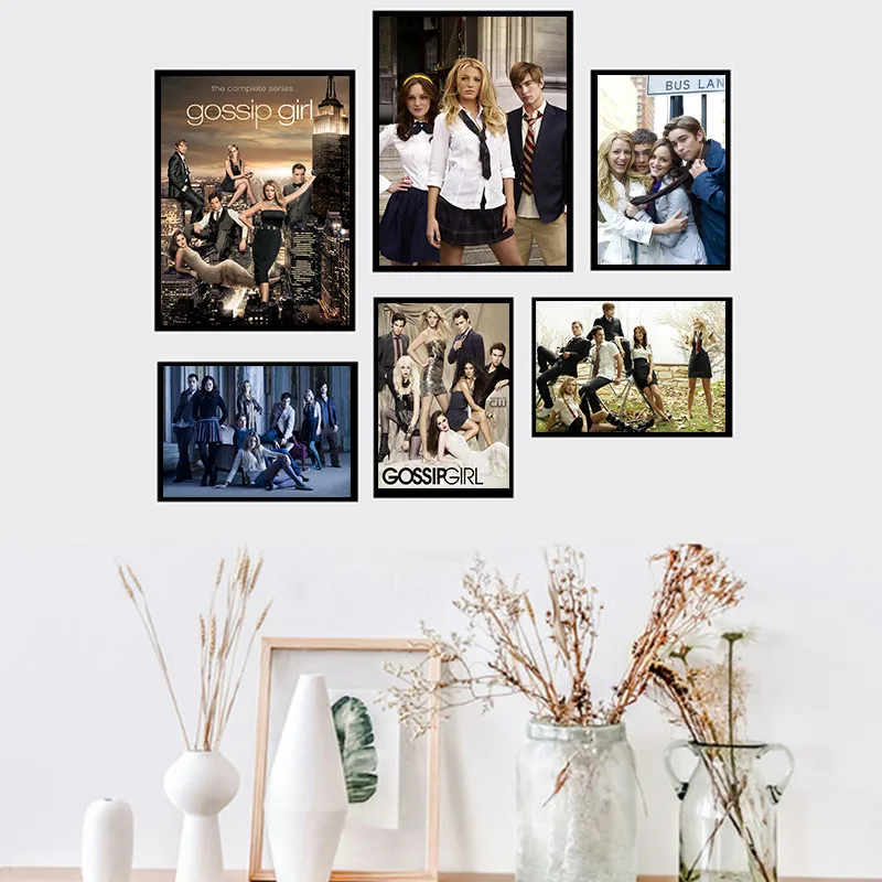 

Classic Movie Gossip Girl Wall Art Canvas Poster Simplicity Muslim Print Home Decorative Picture Painting