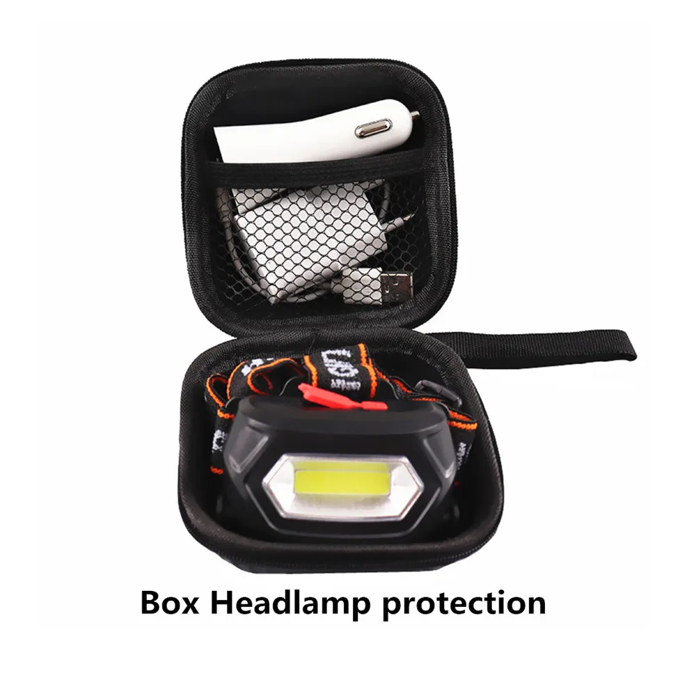 

COB Headlamp LED Lamp Bead Can Support Port USB Charging Built in Battery 2000 Mah Torch Headlight Flashlight Camping Work light