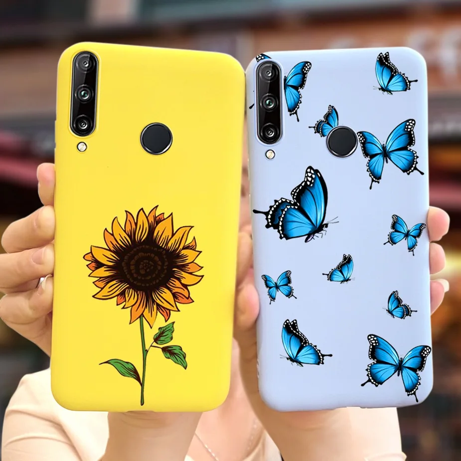 Чехол для Huawei P40 Lite E силиконовый мягкий ТПУ Модный чехол с подсолнухом P 40 LiteE P40Lite