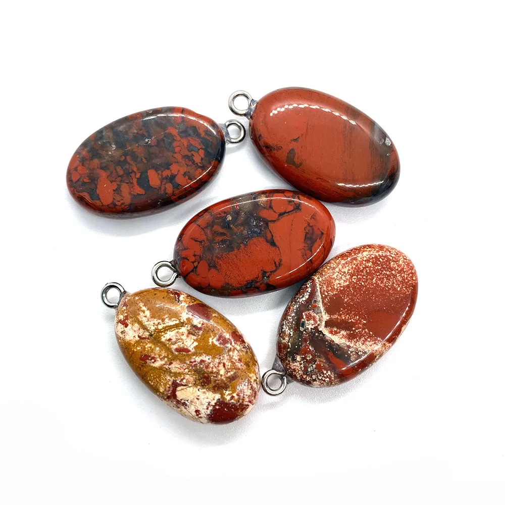 

Natural Stone Wholesale Agate Tiger Eye Quartz Pendant Drop Shaped Rectangle Pendant Suitable for Handmade Jewelry Accessories