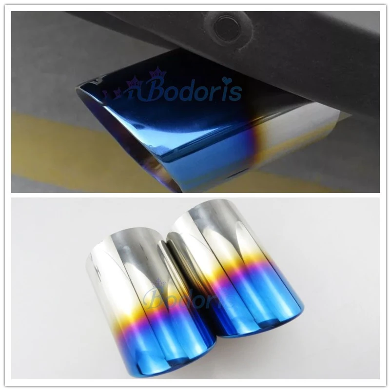 2 шт. наконечник глушителя выхлопной трубы из нержавеющей стали для Mazda CX 5 ATENZA 3 2014