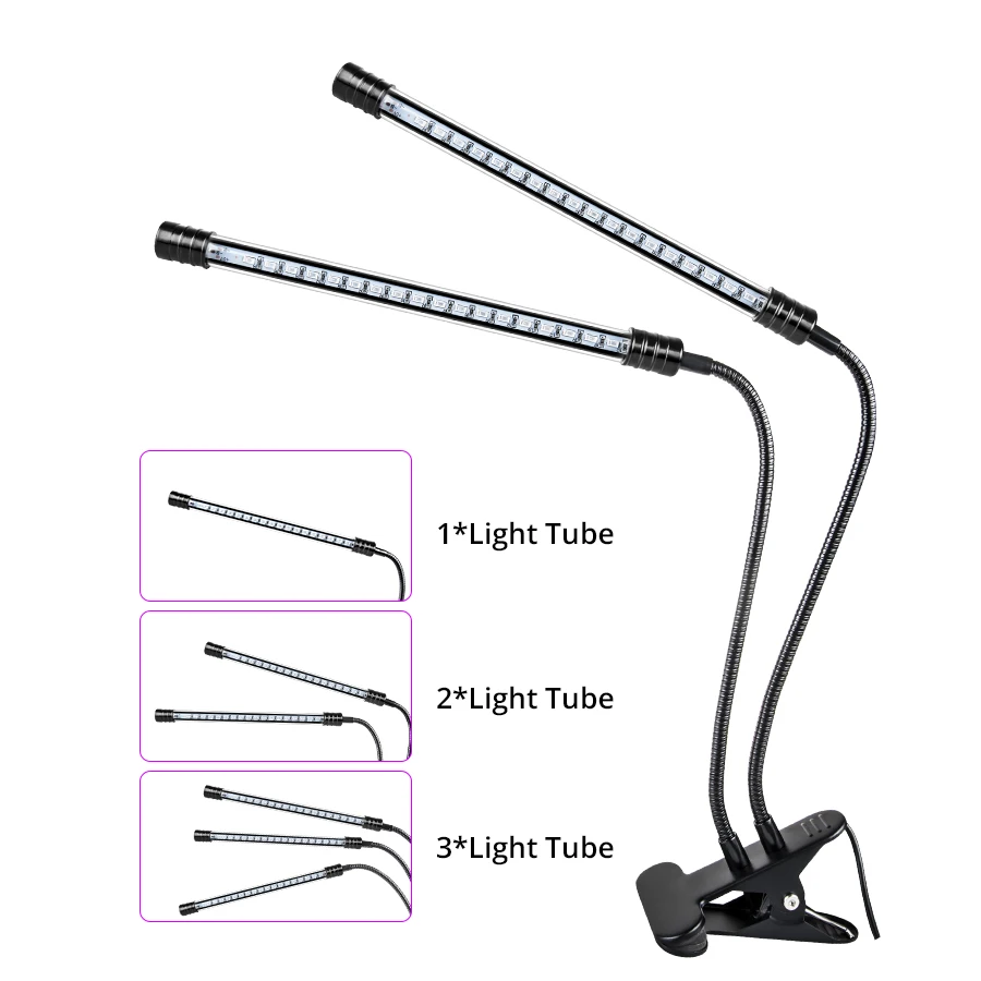 Светодиодсветильник фитолампа полного спектра с управлением лампа для