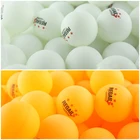 50 шт.пакет 3-звездочный мяч для пинг-понга Профессиональный 40 мм мяч для настольного тенниса из АБС-пластика Белый Оранжевый любительский мяч для соревнований по усовершенствованным тренировкам