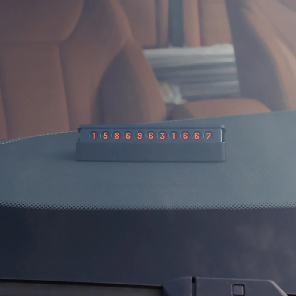 Автомобильные аксессуары CarManGo карточка временной парковки табличка с номером