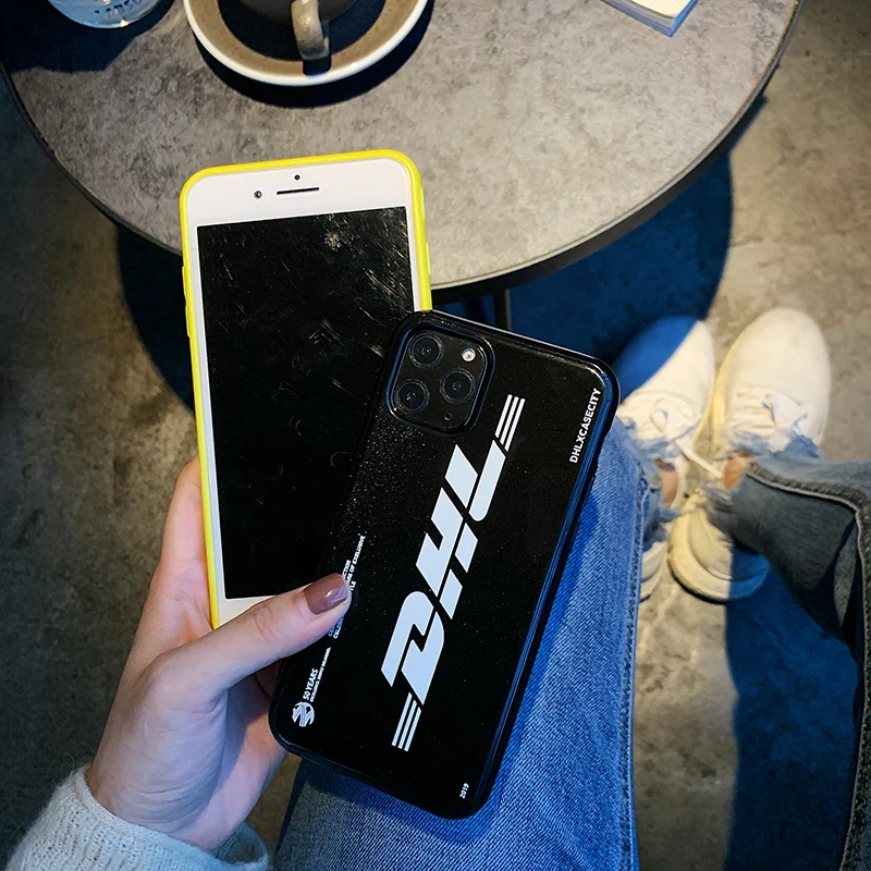 Luxury World Brand line logo Back cover protection Case For iPhone 6 6s 7 8 Plus 11 Pro X XS Max XR soft IMD Phone Cover |