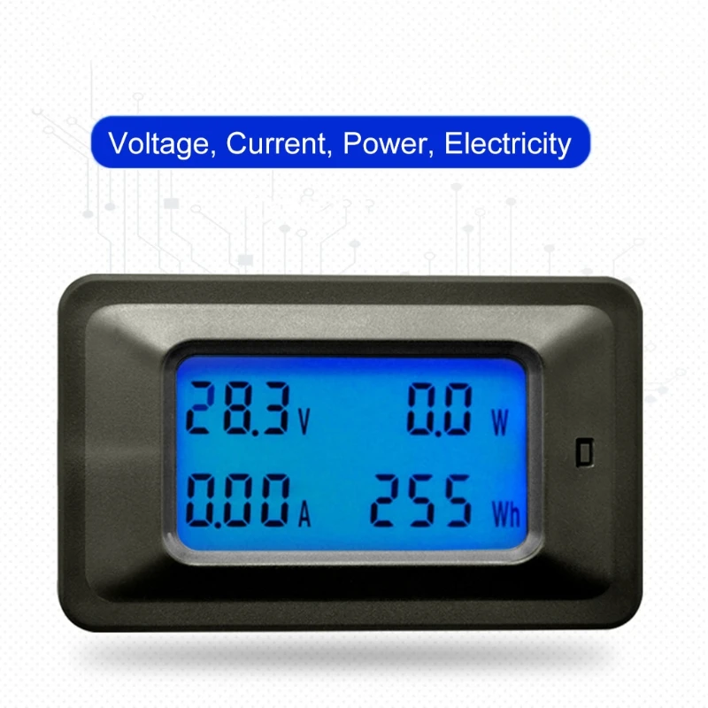 20A/50A/100A LCD 4 в 1 DC напряжение тока измеритель мощности Вольтметр Амперметр Датчик