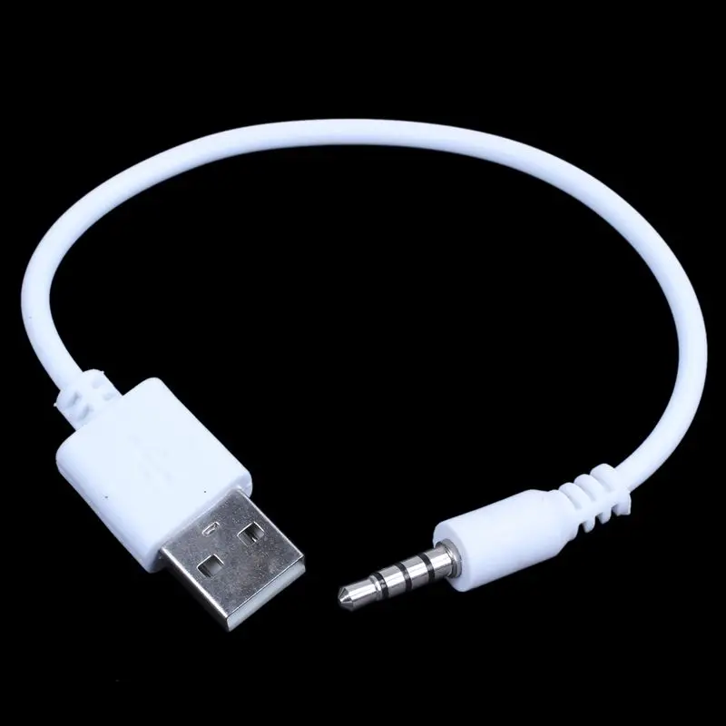 White USB Data Sync Cable Lead For Apple iPod Shuffle 1st 2nd Gen Charger | Электроника