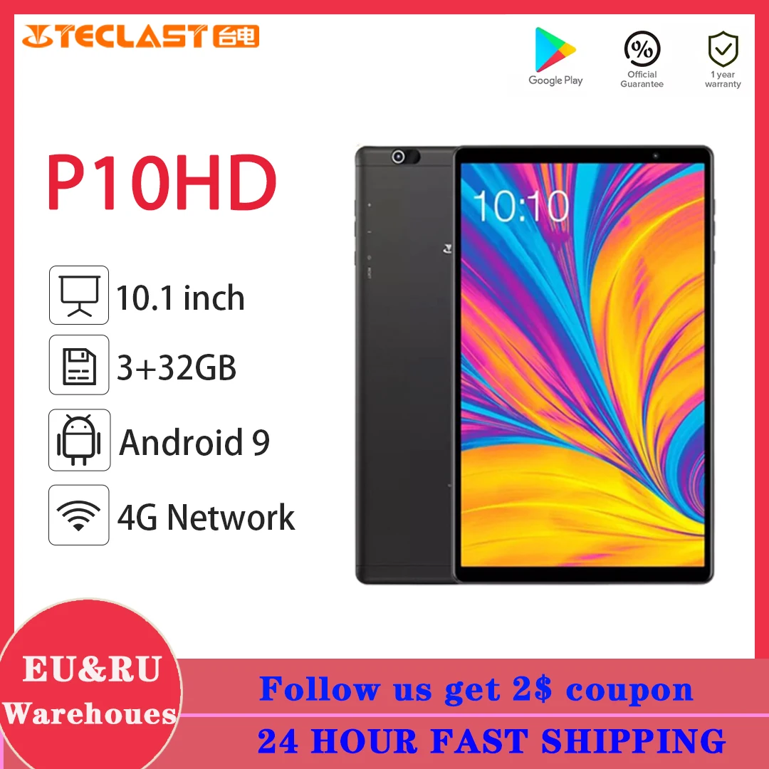 

Планшет Teclast P10HD 3+32 Гб
