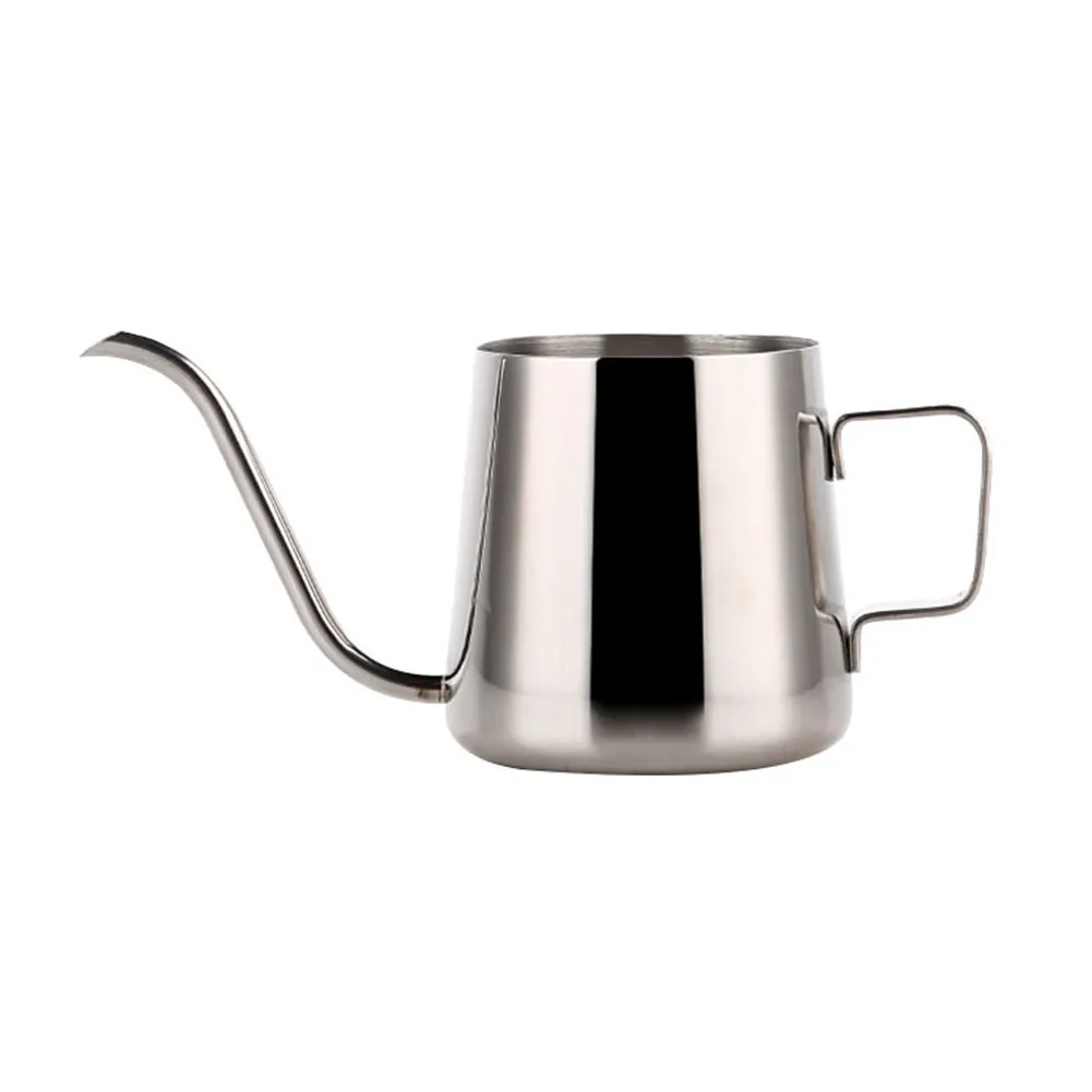 

250/350ml Stainless Steel Tea-pot Drip Coffee Pot Long Spout Kettle Kitchen Tool 2020