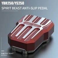 spirit beast motorcycle foot rests brake pedal cover for honda benelli yamaha ys250 ybr250 triumph suzuki kawasaki ktm aprilia