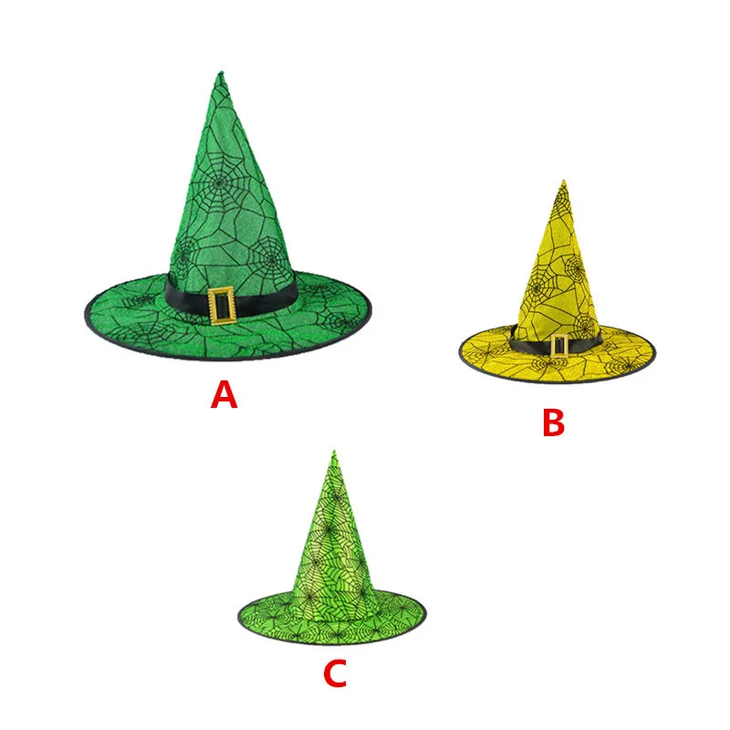 Лидер продаж шляпы ведьмы маскарадная лента Шляпа Волшебника головные уборы для