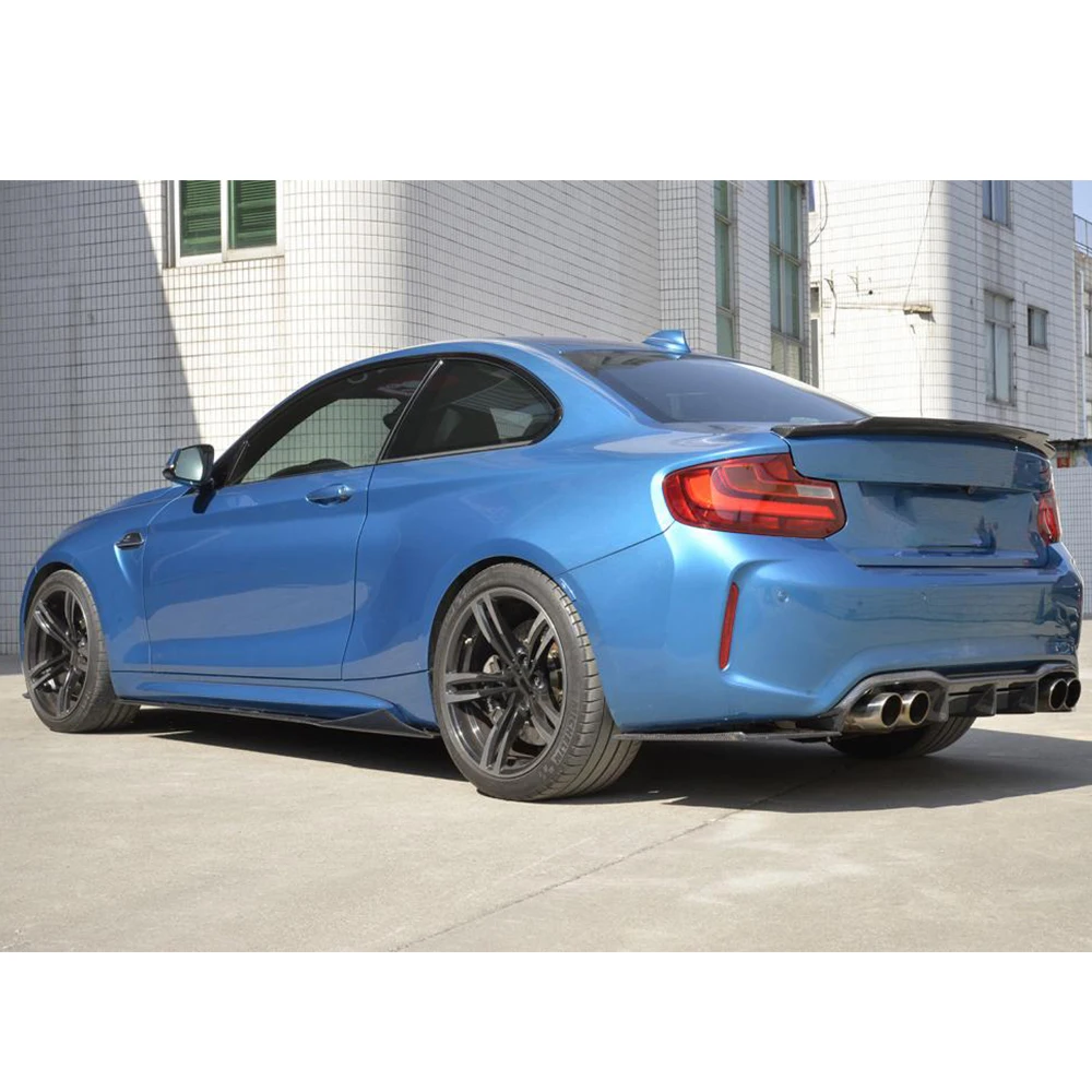 Carbon Fiber / FRP Side Skirts Aprons Extension Lips for BMW F87 M2 Base Coupe 2-Door 2016 - 2020 2PCS/Set | Автомобили и