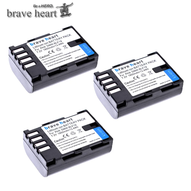 3battery 4 шт. 1850 мАч DMW-BLF19 DMW BLF19 BLF19 литий-ионный аккумулятор+ ЖК-USB зарядное устройство для Panasonic Lumix DMC-GH3 DMC GH3 GH4 DMC-GH4 камеры - Цвет: 3battery