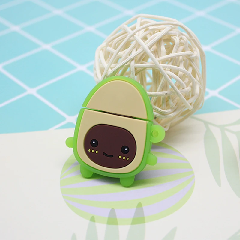 Cartoon Avocado Pear Fruit USB Flash Drive Pendrive 16GB 32GB 64GB Memory Stick 2.0 Pen drive drives | Компьютеры и офис