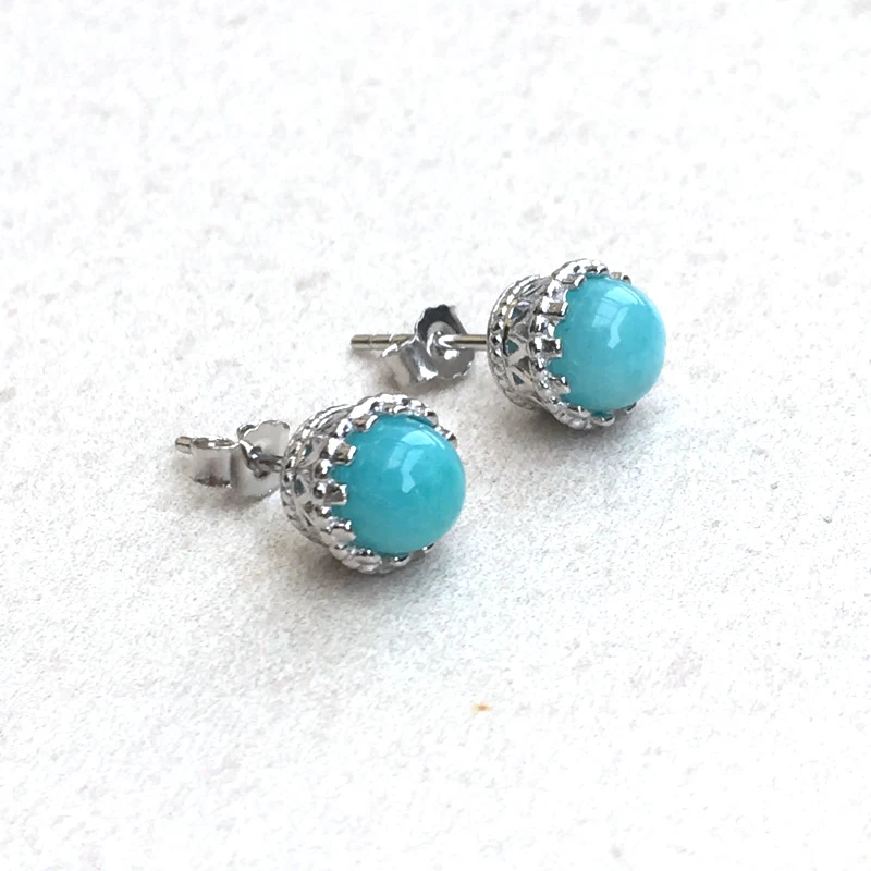 Женские классические серьги-гвоздики CSJ элегантные вечерние серьги из серебра 925