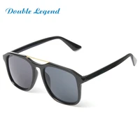 double legend new fashion women sunglasses classical full frame black color women men sunglasses uv400 eye protection eyeglasses