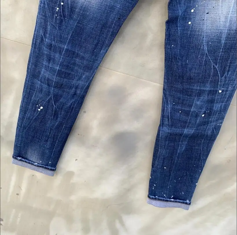jeans classic,Authentic DSQUARED2,Retro,Italian brand ,Women/Men Jeans,locomotive,Jogging jeans,Dsq005-2